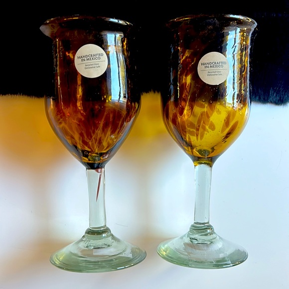 2 tortoise goblets - Picture 2 of 3